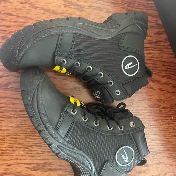 Men’s Work boots for men’s safety boots with steel toe lightweight leather boots - Picture 4 of 9